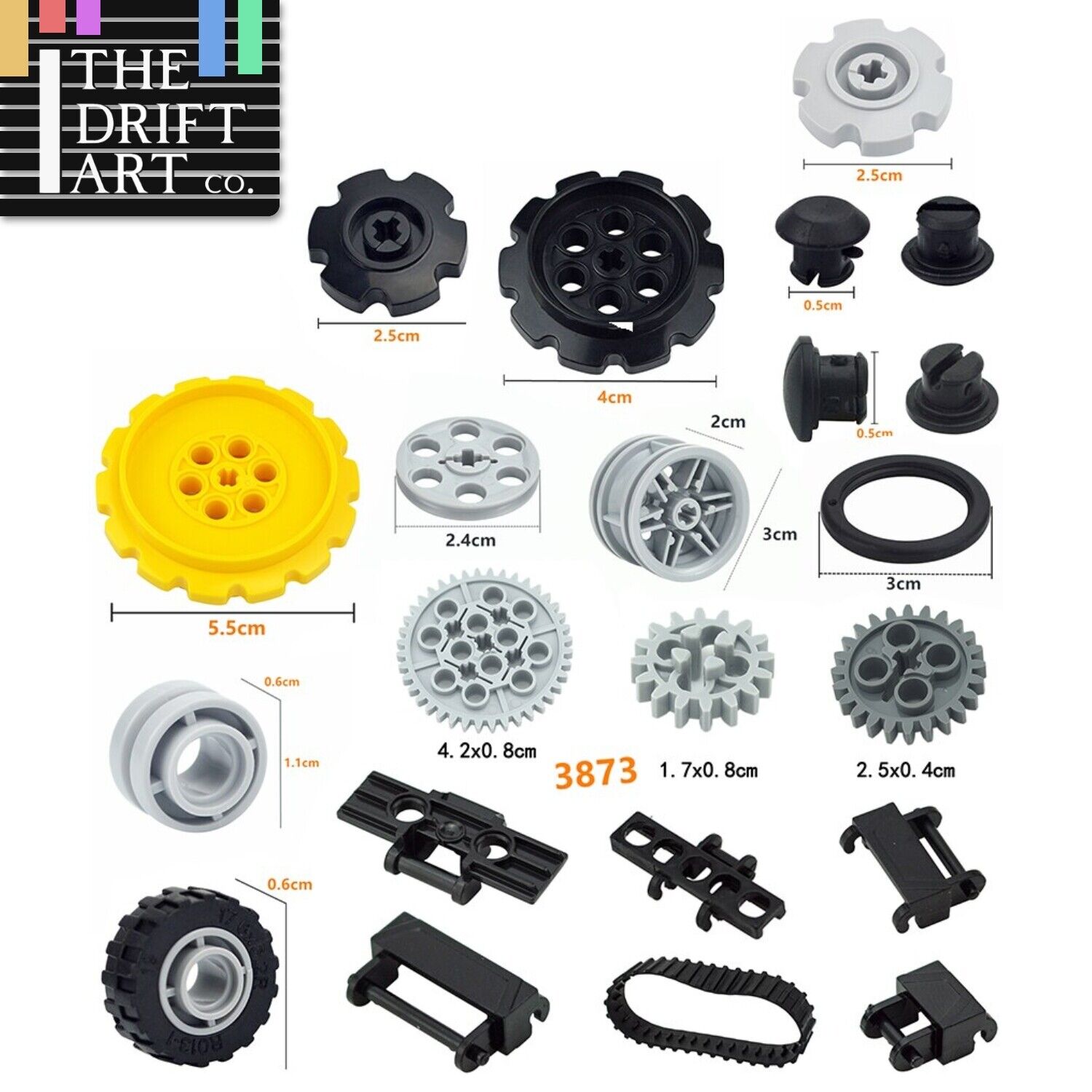 Technic for Lego Kits 53992 88323 Chain Link Gear Tank Train Building Blocks Set - LEGO (R) Bricks, Pieces & Parts -  - The Drift Art Co.