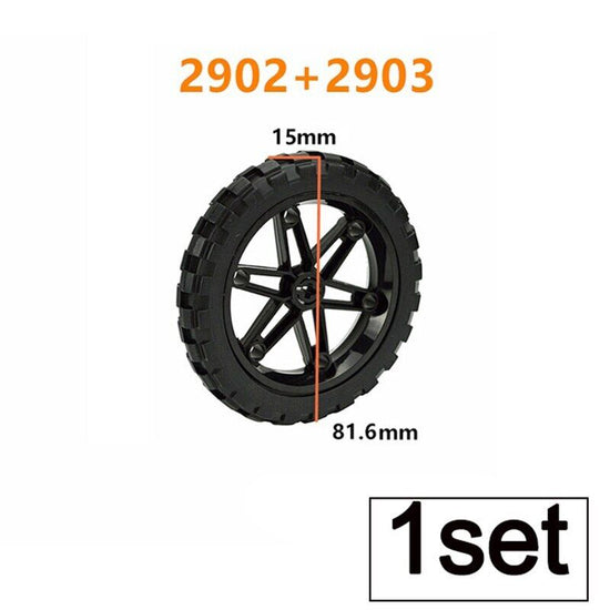 Pneu Roue Voiture Moto Pièces Techniques pour Blocs de Construction Lego Modèle Ensembles DIY