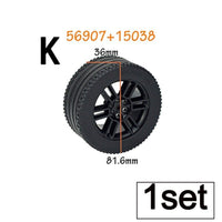 Tire Wheel Car Motorcycle Technic Parts for Lego  Building Blocks Model Sets DIY - LEGO (R) Bricks, Pieces & Parts -  - The Drift Art Co.