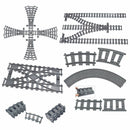 Track Crossing Switch Forked Rail for Lego Kit Train Building Blocks Sets DIY - LEGO (R) Bricks, Pieces & Parts -  - The Drift Art Co.
