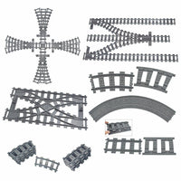 Track Crossing Switch Forked Rail for Lego Kit Train Building Blocks Sets DIY - LEGO (R) Bricks, Pieces & Parts -  - The Drift Art Co.