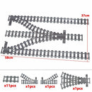 Track Crossing Switch Forked Rail for Lego Kit Train Building Blocks Sets DIY - LEGO (R) Bricks, Pieces & Parts -  - The Drift Art Co.