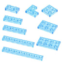 Transparent 1x2 2x2 2x4 Ceramic Tile 3023 3022 3020 Building Blocks Bricks Toy - Minifigure -  - The Drift Art Co.