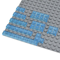 Transparent 1x2 2x2 2x4 Ceramic Tile 3023 3022 3020 Building Blocks Bricks Toy - Minifigure -  - The Drift Art Co.