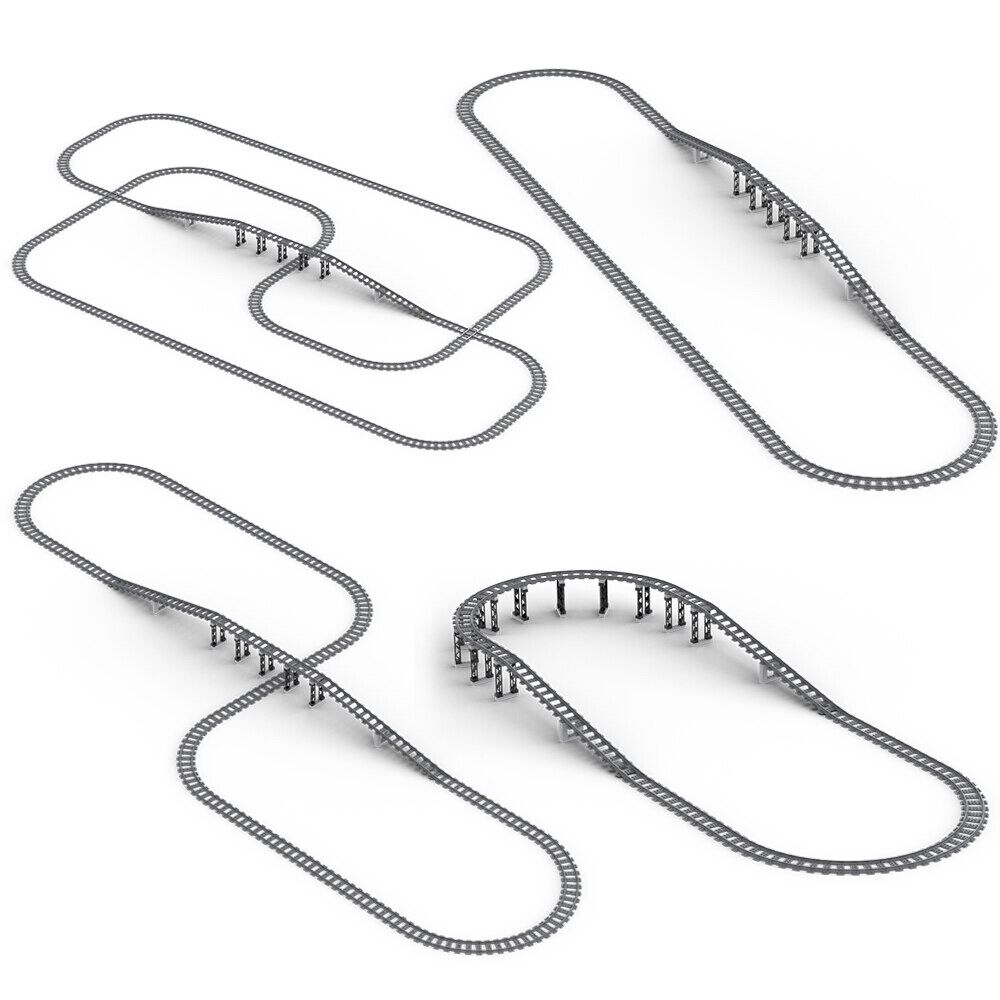 Uphill Track 7996 City Rail for Lego Kit Train Building Blocks Sets DIY - LEGO (R) Bricks, Pieces & Parts -  - The Drift Art Co.