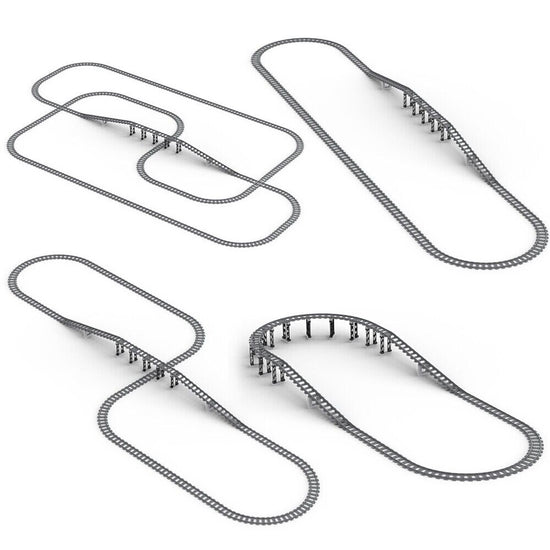 Uphill Track 7996 City Rail for Lego Kit Train Building Blocks Sets DIY