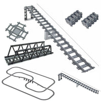 Uphill Track 7996 City Rail for Lego Kit Train Building Blocks Sets DIY - LEGO (R) Bricks, Pieces & Parts -  - The Drift Art Co.