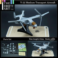 V-22 Osprey V-22 4D Helicopter Aircraft Plane Assembly Kit Model Art Toy - Helicopter -  - The Drift Art Co.