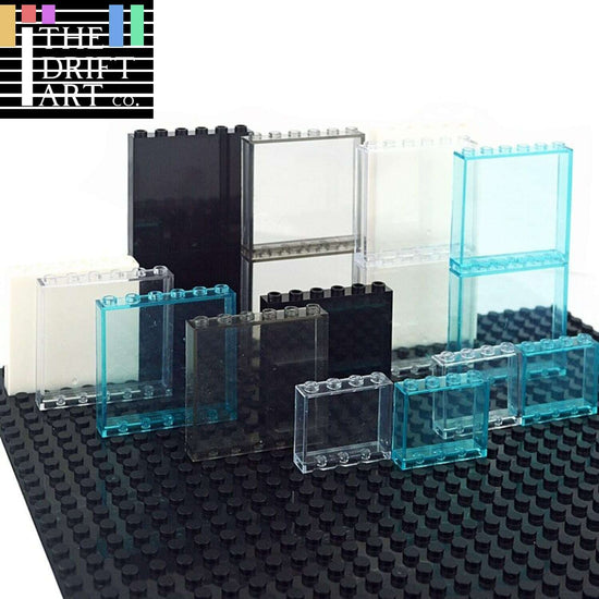 Window Frame Glass Transparent House Parts for Lego Sets Building Block Sets DIY